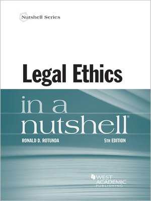 cover image of Legal Ethics in a Nutshell